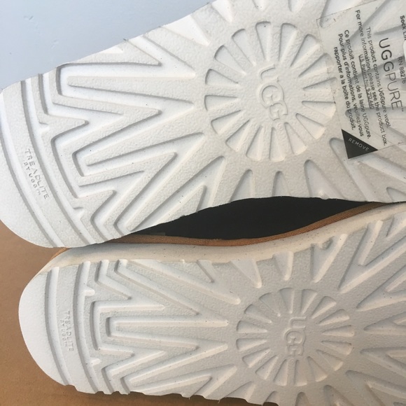 Ugg Suede Classic Rustic Black Ankle Booties Sz 6 - Picture 8 of 8